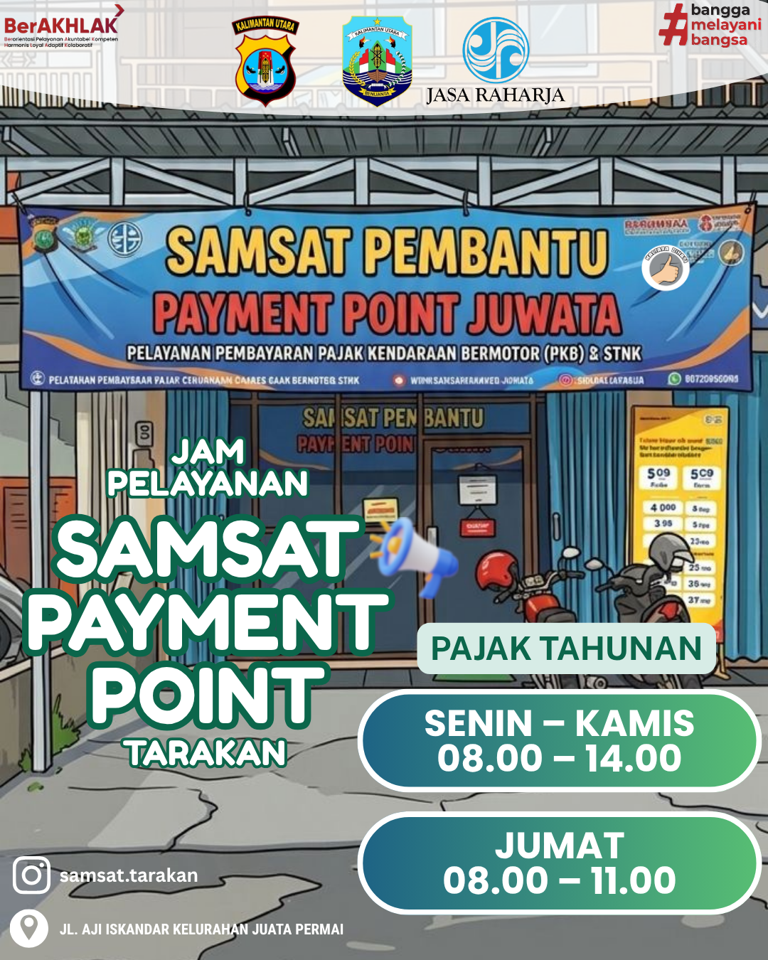 Jam Pelayanan Samsat Payment Point
