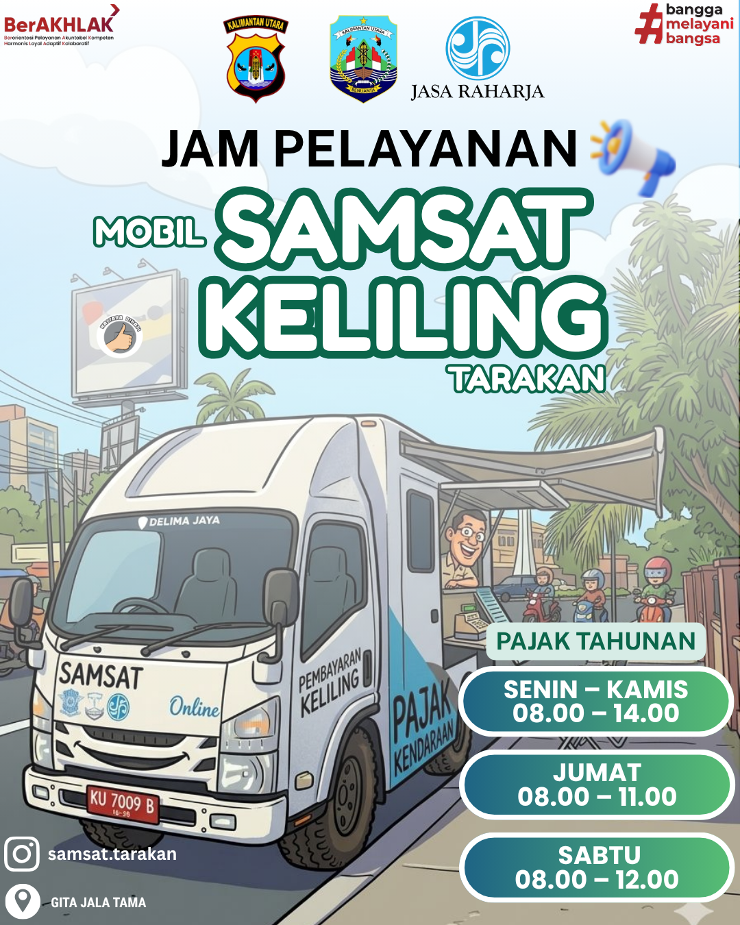 Jam Pelayanan Samsat Keliling